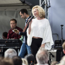 Hanne Vasshus sang for Kongeparet. Foto: Carina Johansen / NTB scanpix